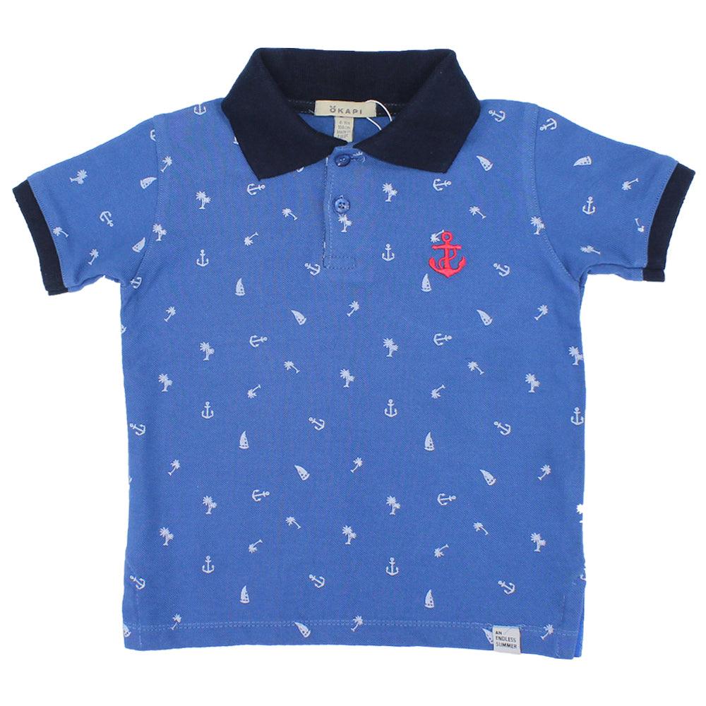 Anchor Polo Shirt - Ourkids - Okapi