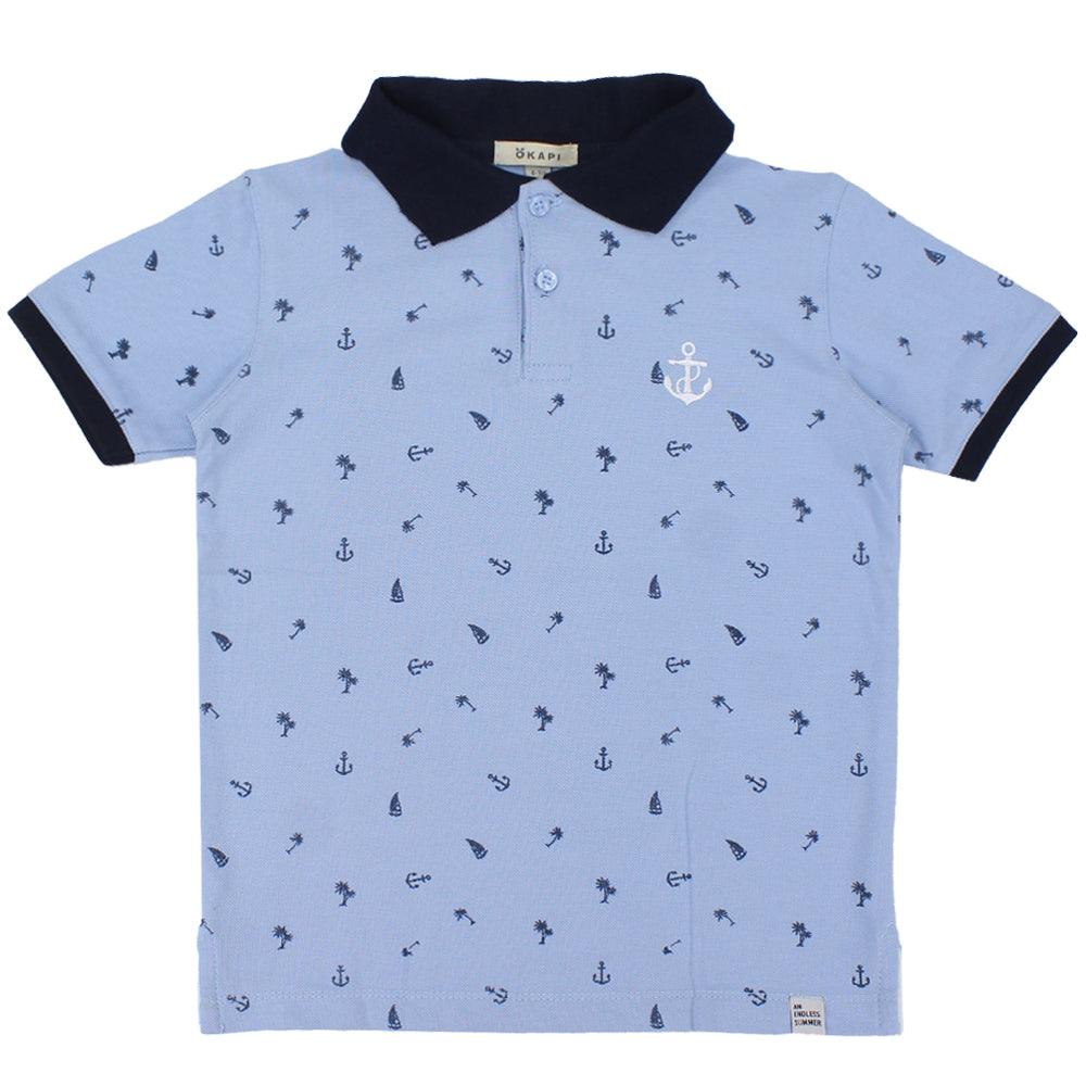 Anchor Polo Shirt - Ourkids - Okapi