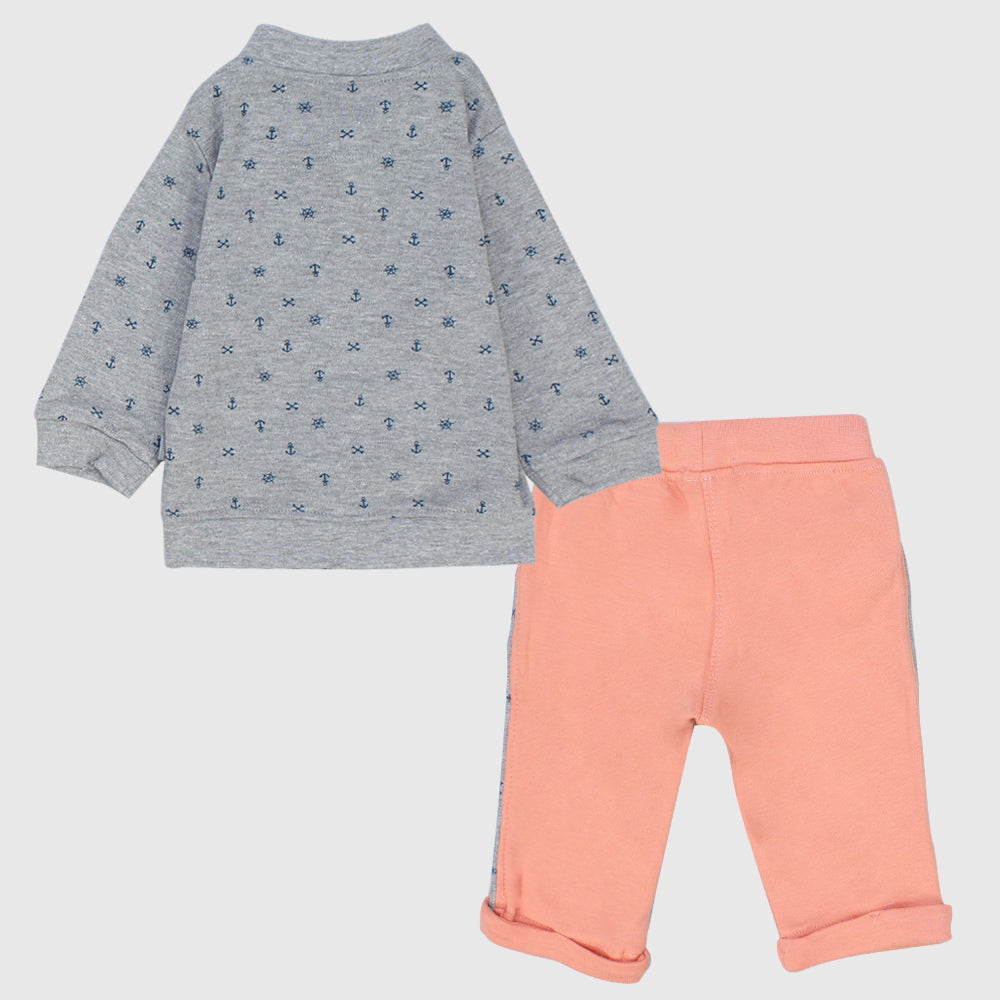 Anchors Long-Sleeved Pajama - Ourkids - Junior