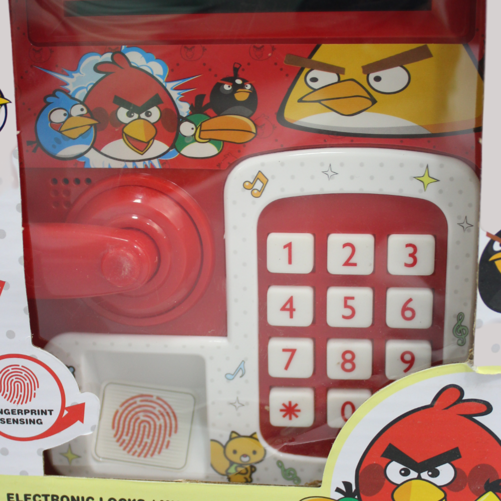 Angry Birds Secret Number Fingerprint Electronic Safe - Ourkids - TWK