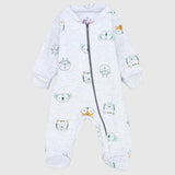 Animal Heads Long-Sleeved Baby Footie - Ourkids - JOKY