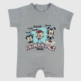 Animaniacs Short-Sleeved Romper - Ourkids - Rosso