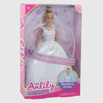 Anlily Bride Doll White Wedding Dress - Ourkids - Anlily