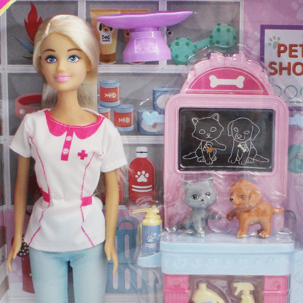 Anlily Doll and Pet Shop Set - Ourkids - Anlily