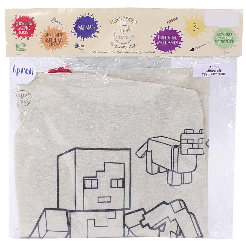 Apron - Minecraft - Ourkids - Stitch and Sketch