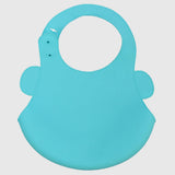 Aqua Silicone Bib - Ourkids - Bella Bambino