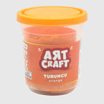 Art Craft Dough Pot - Orange - 140gm - Ourkids - Art Craft