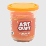 Art Craft Dough Pot - Orange - 140gm - Ourkids - Art Craft