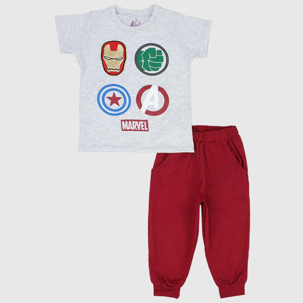 Avengers Short-Sleeved Pajama - Ourkids - JOKY