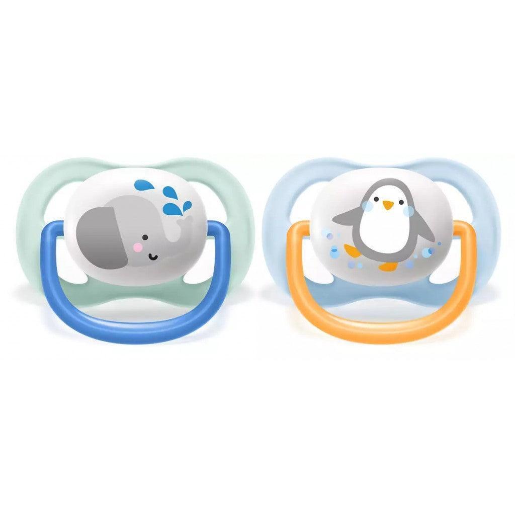 Avent Ultra Air Design Baby Soother (0 - 6months) - Animals - Ourkids - Philips Avent