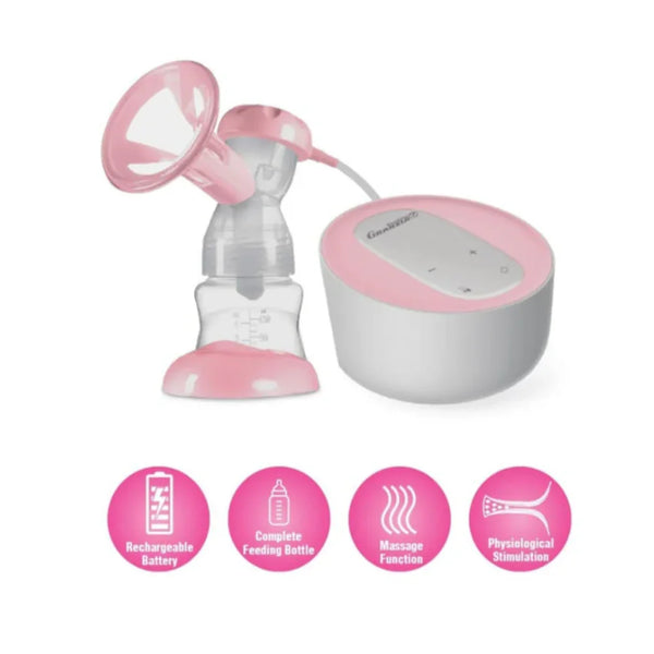 Granzia FosterFeed Electric Digital Breast Pump + Bambino New Born Gift Package for Boy