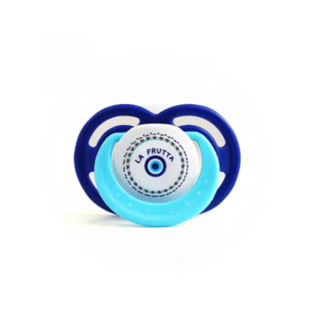 La Frutta Evil Eye Pacifier 0-6m – Blue - Baby Essentials