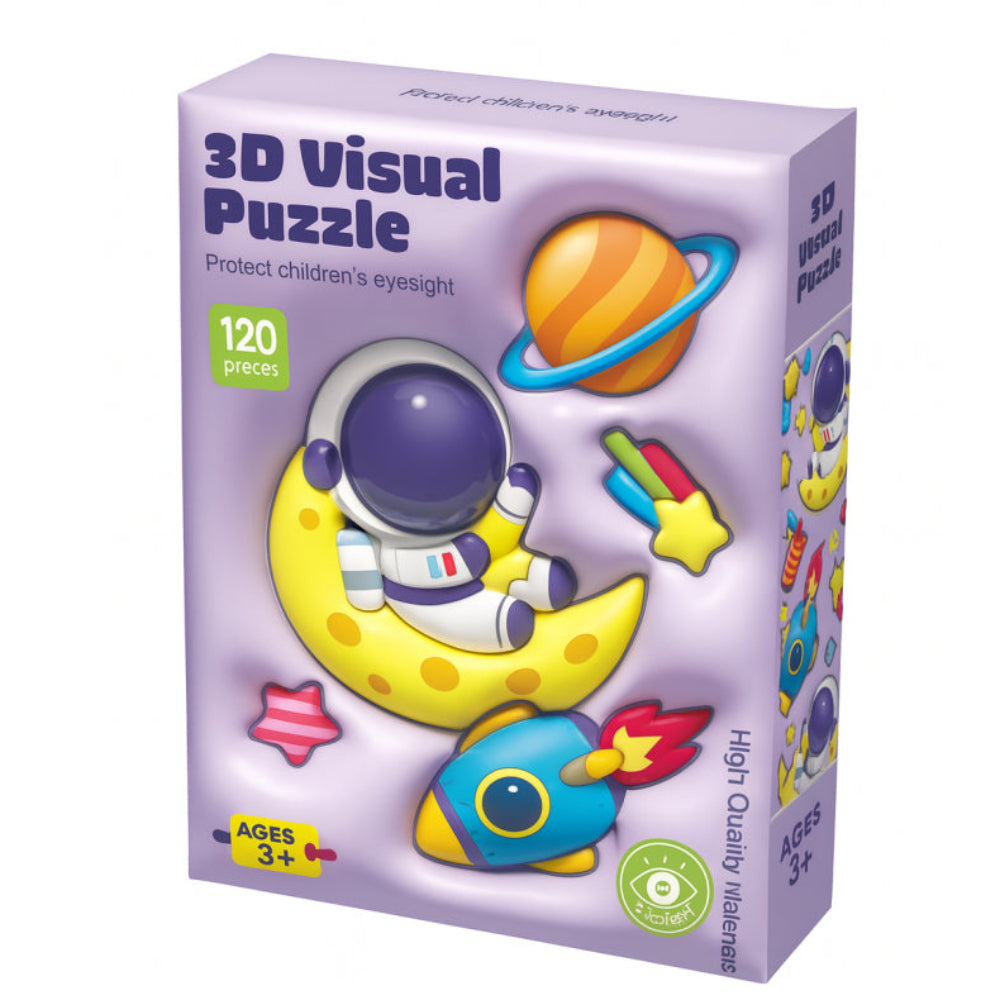 3-D Visual Puzzle - Space Theme