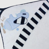 Baby Airplane Baby Hooded Towel - Ourkids - Bumber