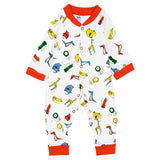 Baby Animals Footless Onesie - Ourkids - Papillion