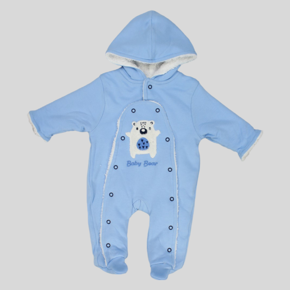 Baby Bear Long-Sleeved Baby Footie - Ourkids - Al Sayad