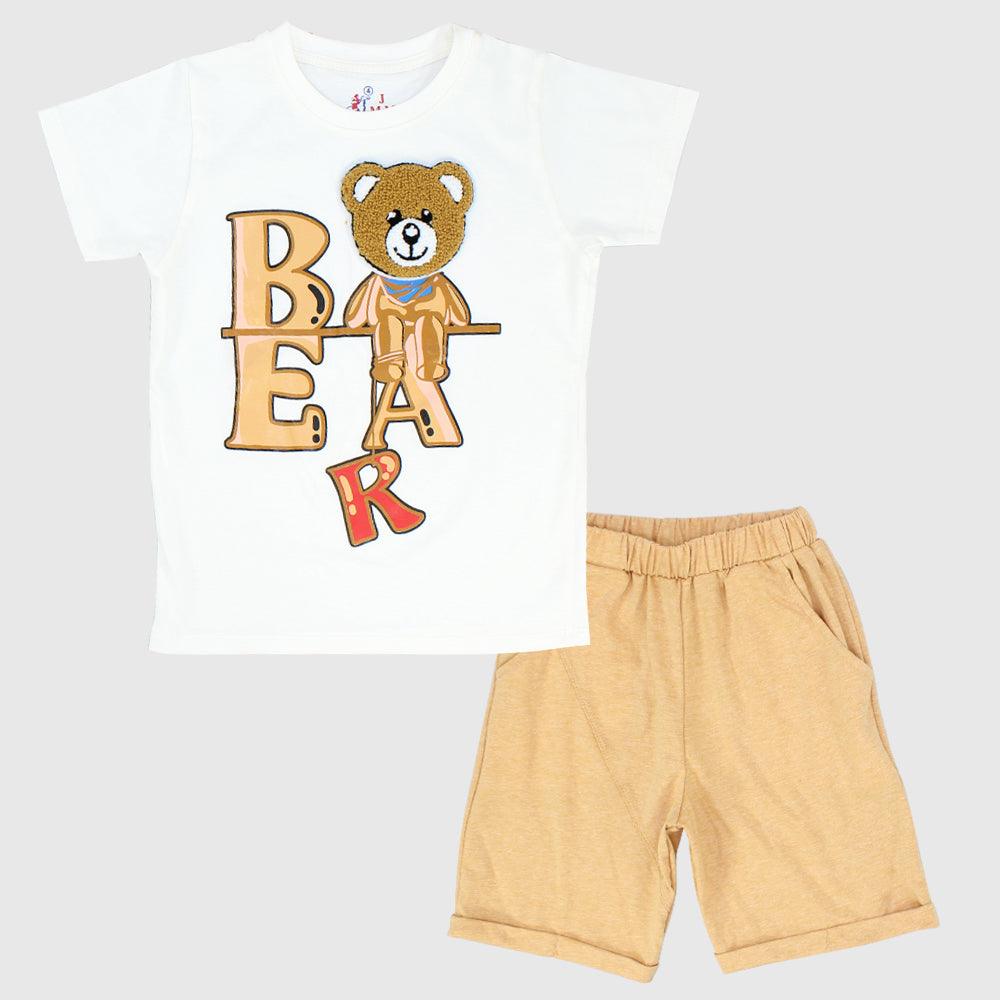 Baby Bear Short-Sleeved Pajama - Ourkids - JOKY