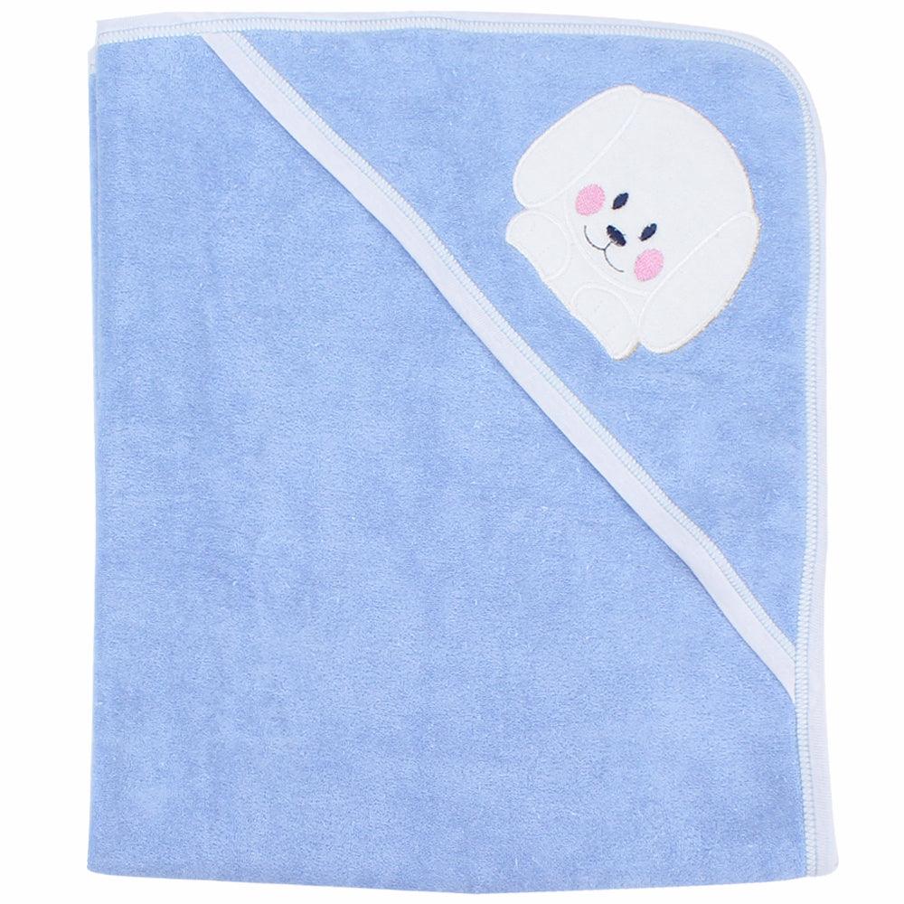 Baby Blue Baby Hooded Towel - Ourkids - Papillion