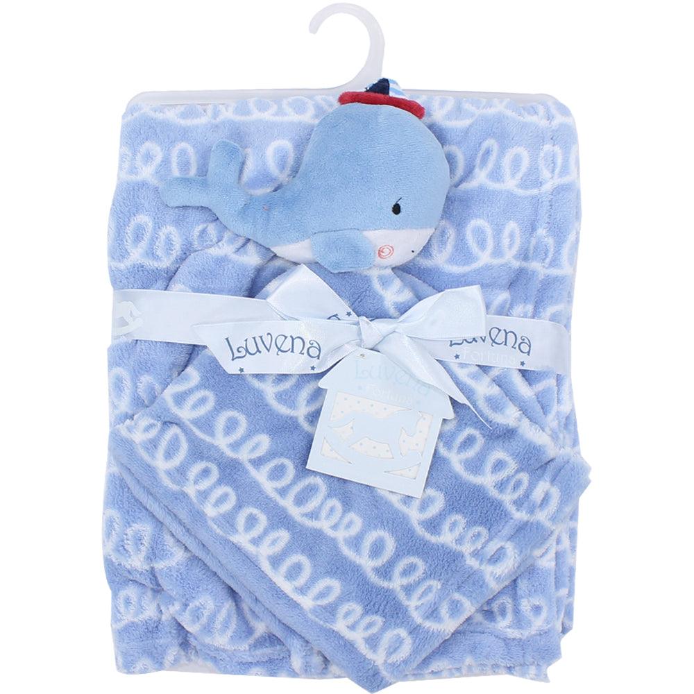 Baby Blue Elephant Blanket - Ourkids - Bubble Boom