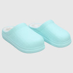 Baby Blue Fur Warm Clogs Slippers - Ourkids - Onda