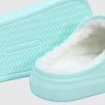 Baby Blue Fur Warm Clogs Slippers - Ourkids - Onda