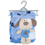 Baby Blue Puppy Blanket - Ourkids - Bubble Boom