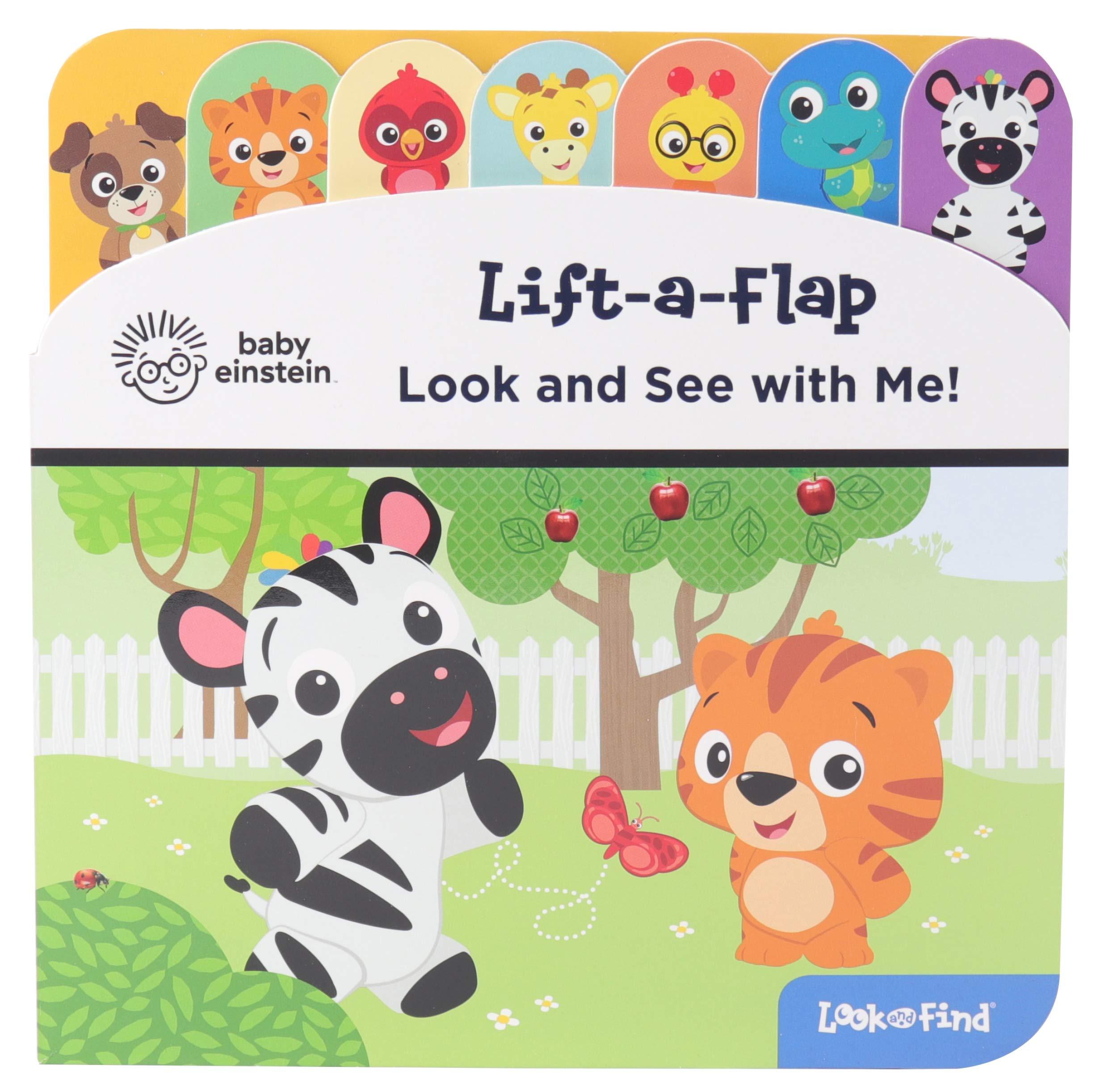 Baby Einstein - Look and See with Me! Lift-a-Flap Look and Find Board Book - Ourkids - Baby Einstein