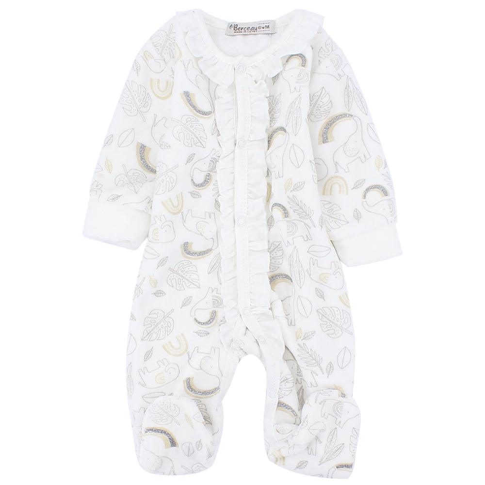 Baby Elephant Baby Footie - Ourkids - Berceau