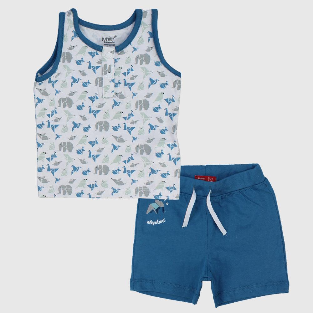 Baby Elephant Sleeveless Pajama - Ourkids - Junior