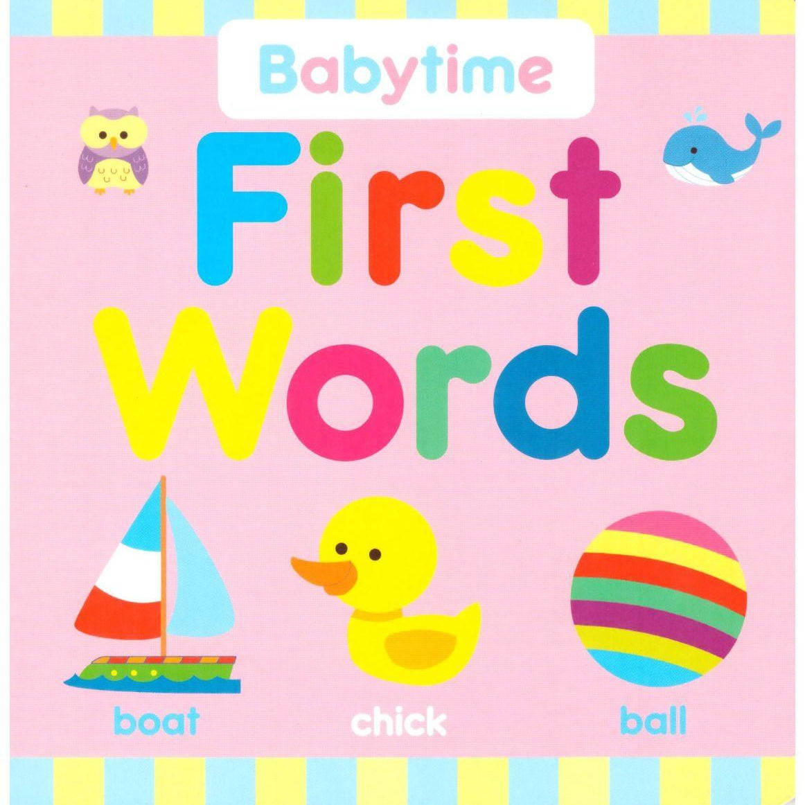 Baby First Words - Pink - Ourkids - OKO