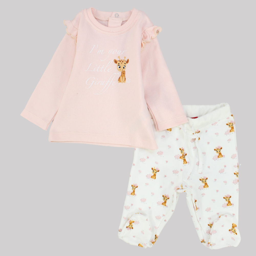 Baby Giraffe Long-Sleeved Pajama - Ourkids - Junior