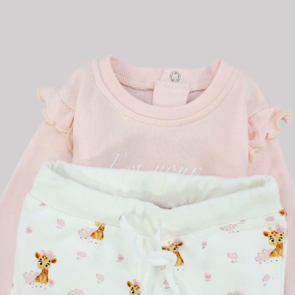 Baby Giraffe Long-Sleeved Pajama - Ourkids - Junior