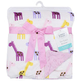 Baby Giraffy Blanket For Her - Ourkids - Bubble Boom