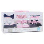 Baby Girl's Headband and Socks Giftset 0-9 M (Pack Of 6) - Ourkids - Bubble Boom