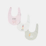 Baby Girls' Bib (Pack Of 3) - Ourkids - Cherries