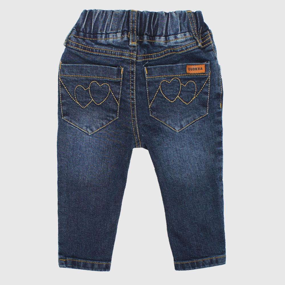 Baby Girls' Comfy Jeans - Ourkids - Quokka