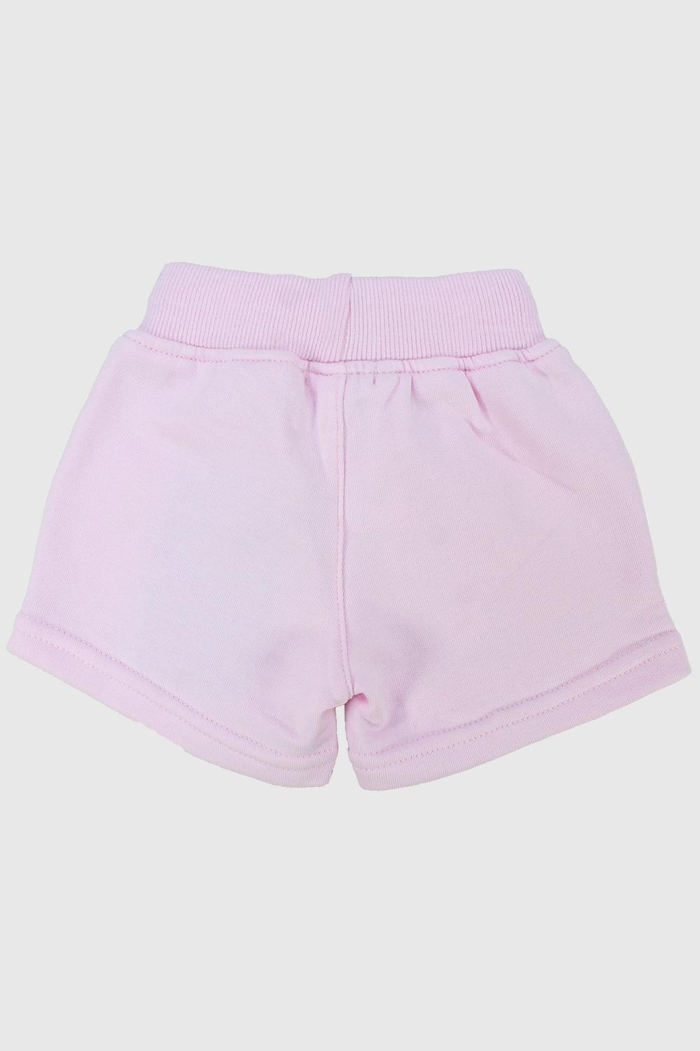 Baby Girls' Pink Comfy Shorts - Ourkids - Playmore