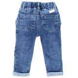 Baby Girls' Ruffled Pockets Jeans - Ourkids - Quokka