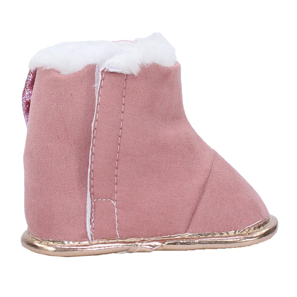 Baby Girls' Shoes (Pink Bow) - Ourkids - LEOMIL