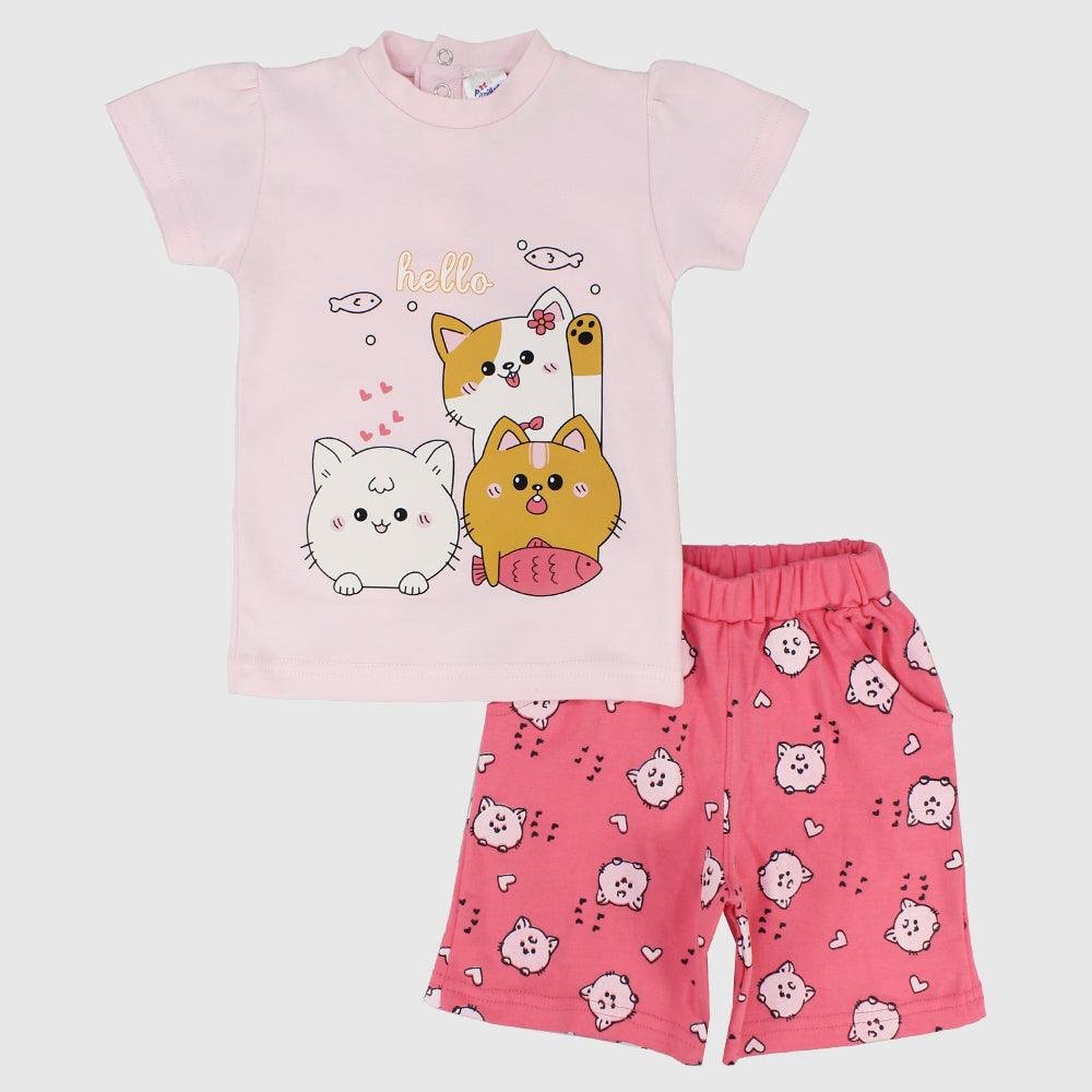 Baby Kittens Short-Sleeved Pajama - Ourkids - Papillion