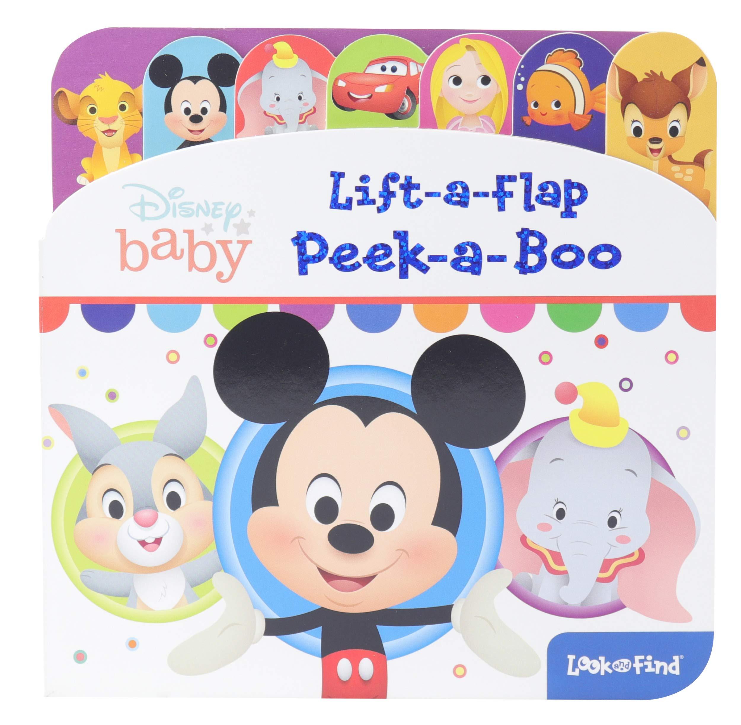Baby Mickey, Lion King, Princess, and More! - Peek-a-Boo Lift-a-Flap Look and Find Board Book - Ourkids - OKO
