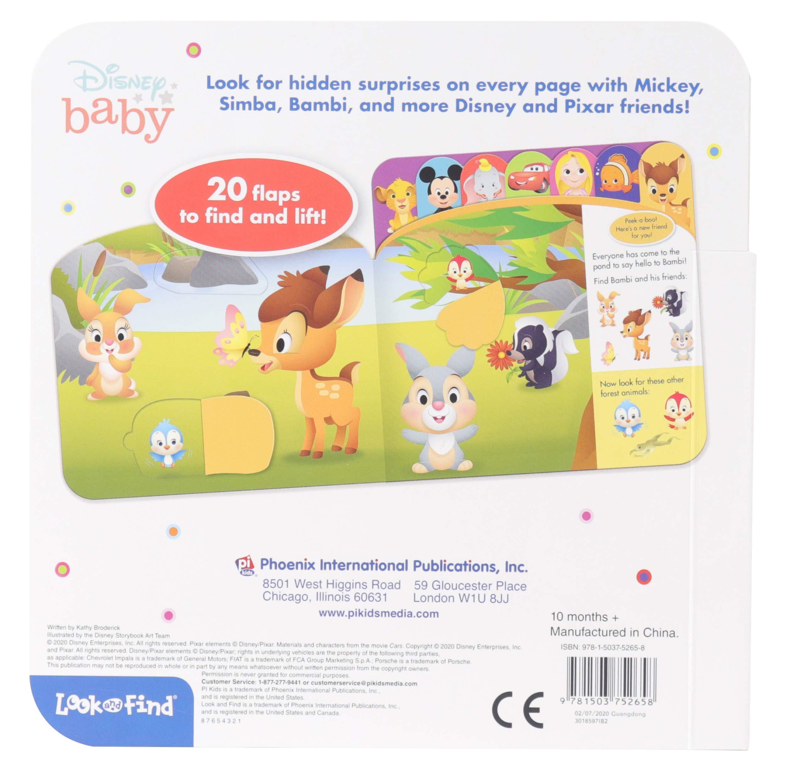 Baby Mickey, Lion King, Princess, and More! - Peek-a-Boo Lift-a-Flap Look and Find Board Book - Ourkids - OKO