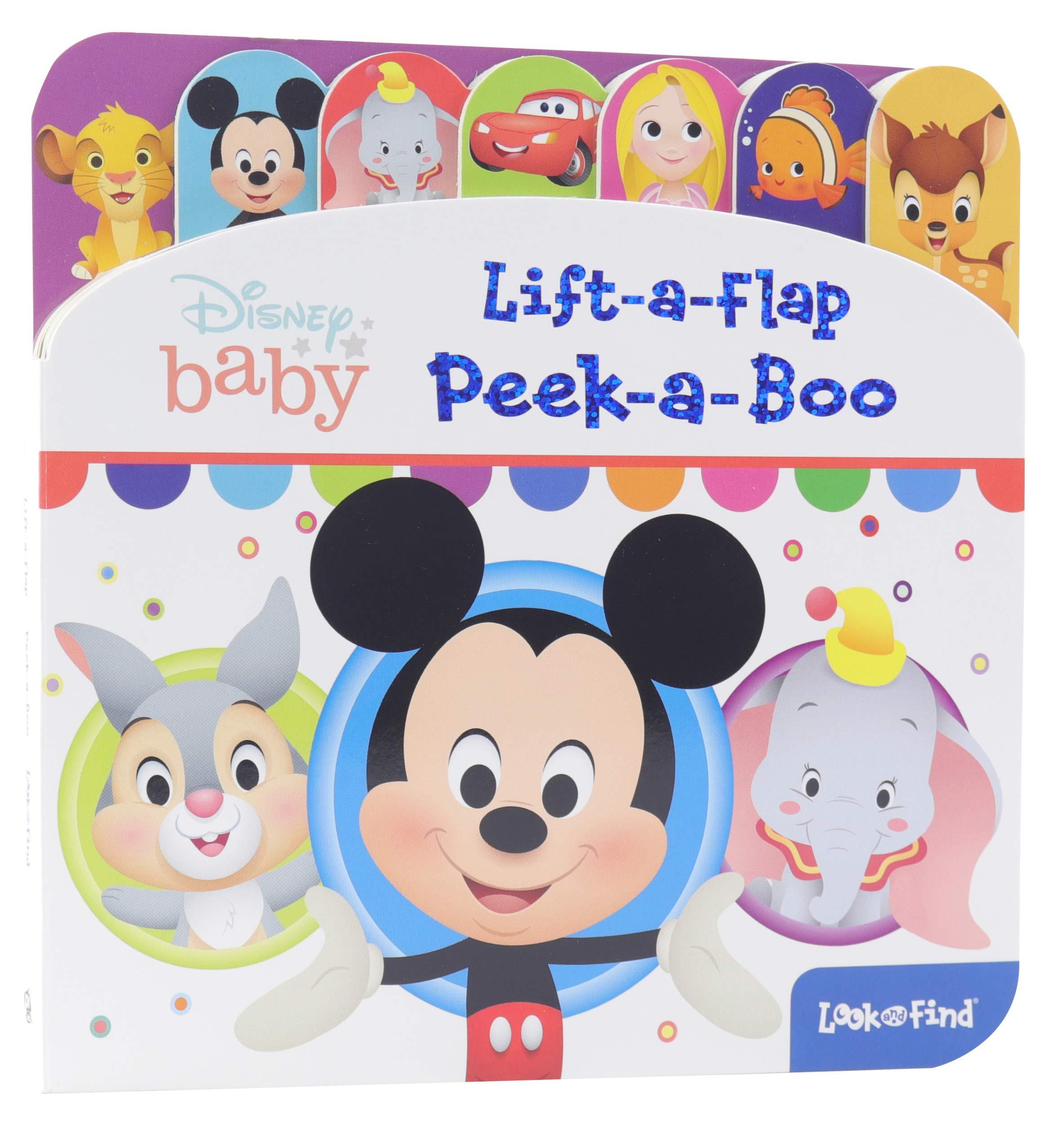 Baby Mickey, Lion King, Princess, and More! - Peek-a-Boo Lift-a-Flap Look and Find Board Book - Ourkids - OKO