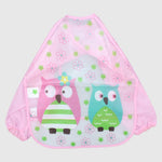 Baby Owls Long-Sleeved Bib - Ourkids - Bella Bambino