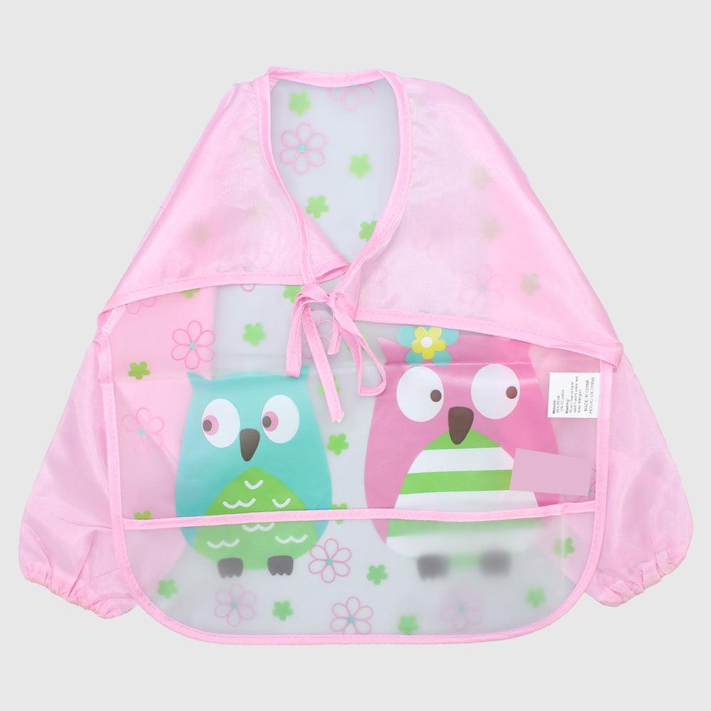 Baby Owls Long-Sleeved Bib - Ourkids - Bella Bambino