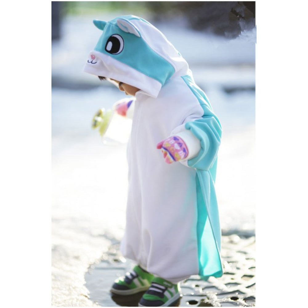 Onesie – Baby Blue & Squirrel Print