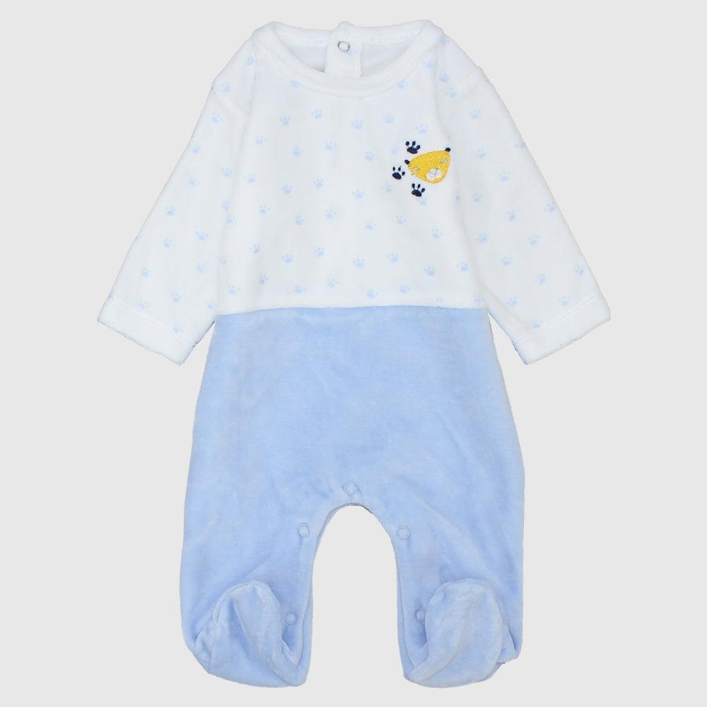 Baby Paws Velvet Baby Footie - Ourkids - Ourkids
