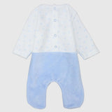 Baby Paws Velvet Baby Footie - Ourkids - Ourkids