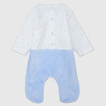 Baby Paws Velvet Baby Footie - Ourkids - Ourkids