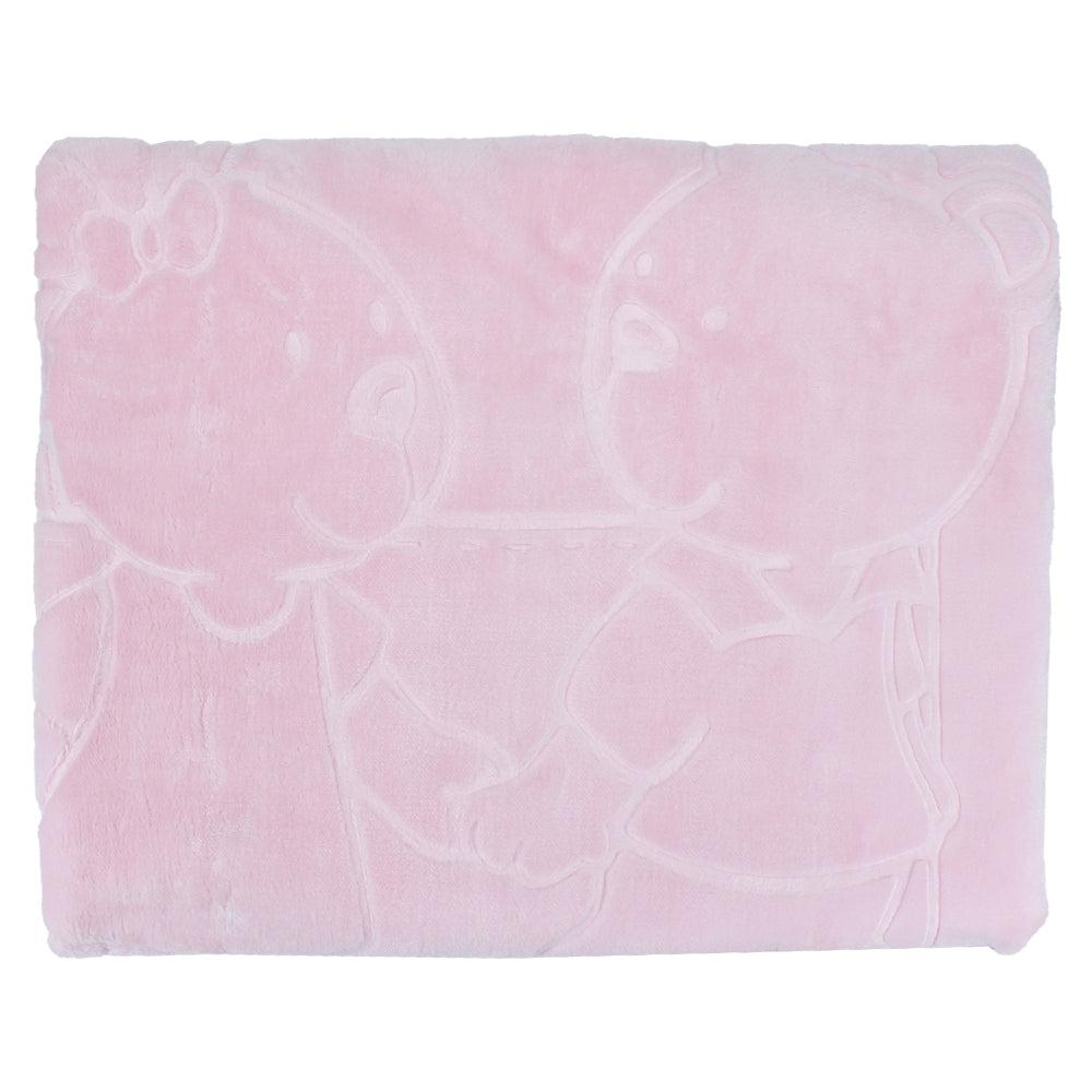 Baby Pink Bear Blanket - Ourkids - Smurfs